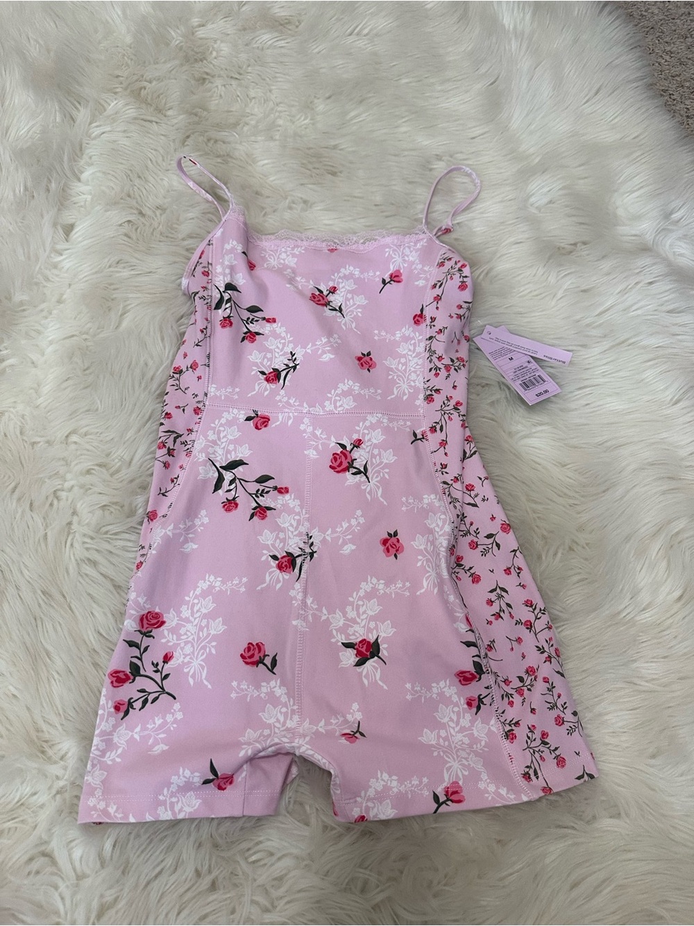 wild fable Light Pink Floral Cami Romper